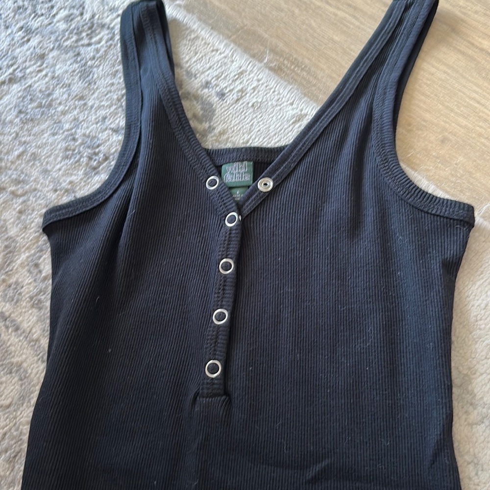 Wild fable black bodysuit